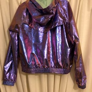 Forever 21 Iridescent Windbreaker